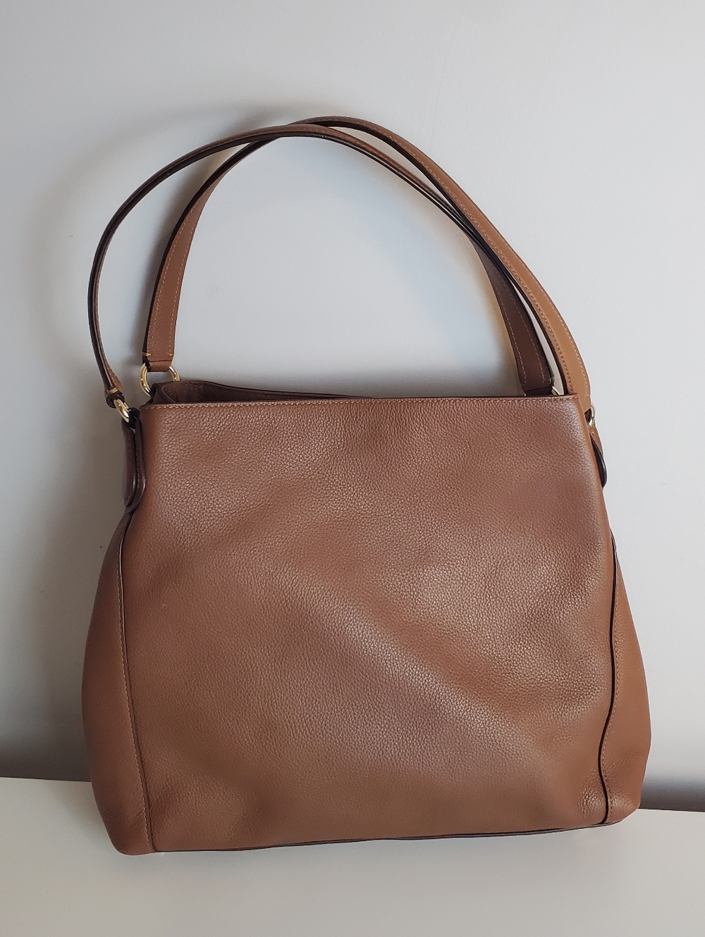 Coach Tan Leather Shoulder Bag - Picture 3 of 16